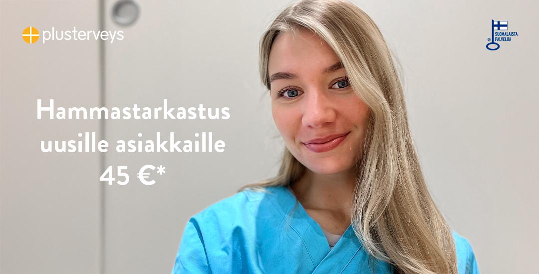 PlusTerveys Nastahammas tarkastustarjous