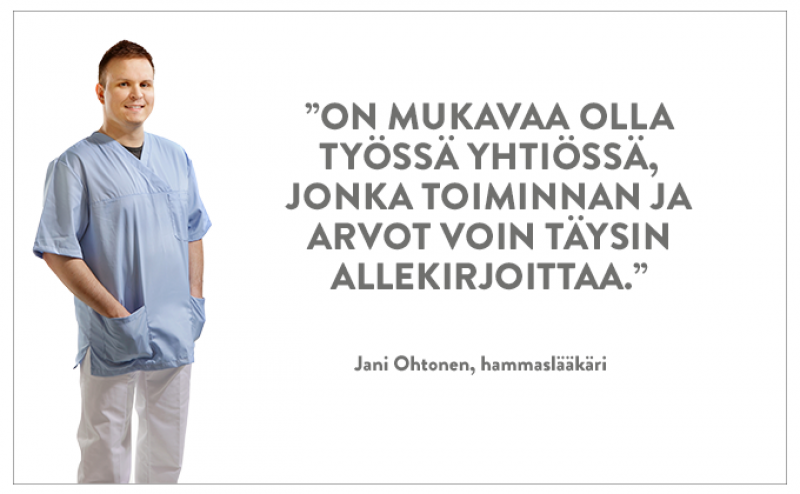 PlusTerveys Hammaslääkäri Jani Ohtonen